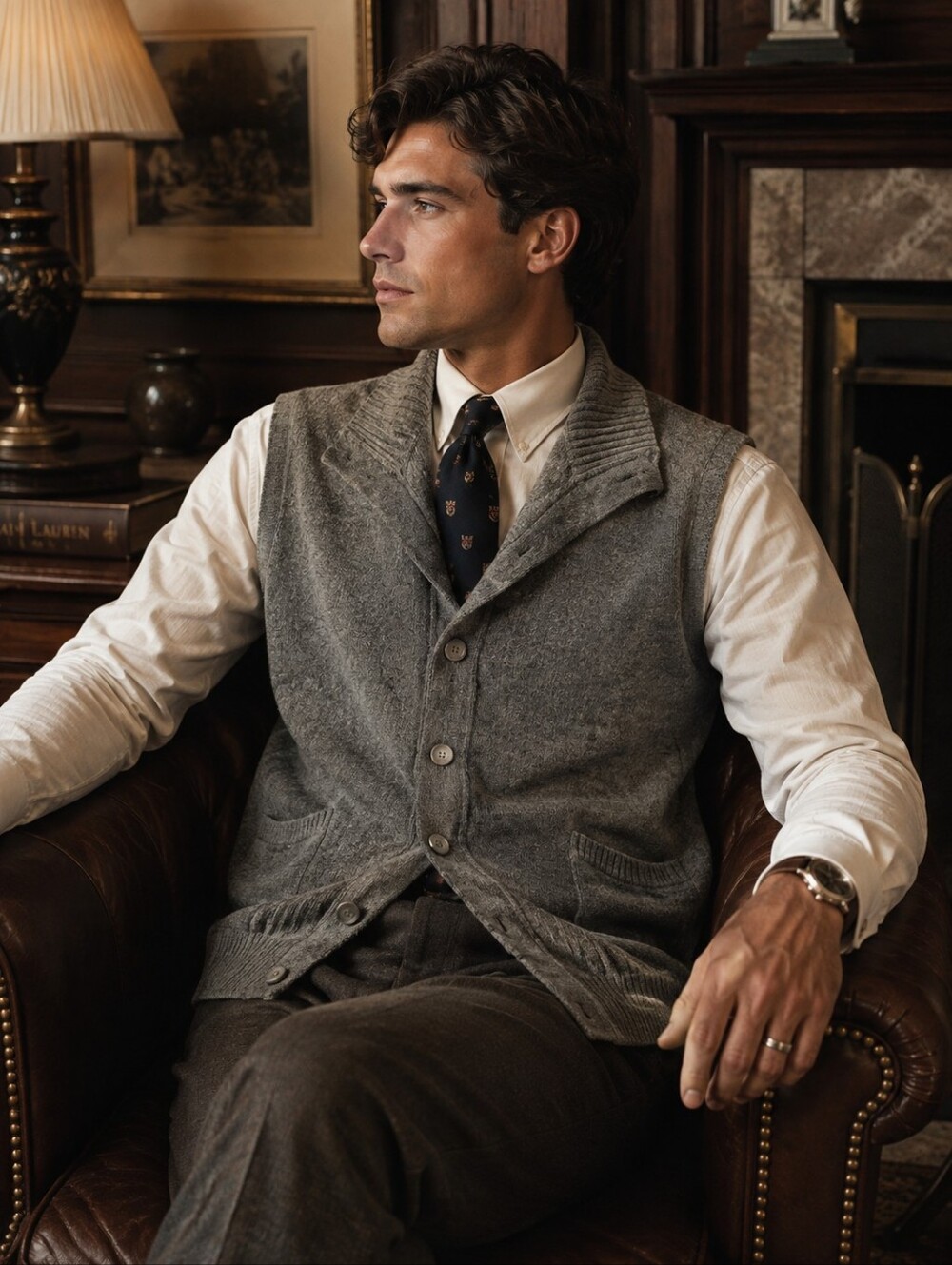 TULLIANO 100 Merino Wool Mens Vest Sz XLT